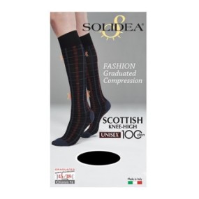 SCOTTISH KNEE-HIGH 100 UNISEX GAMBALETTO FANTASIA NERO S