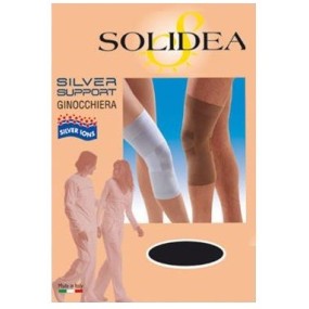 SILVER SUPPORT KNEE GINOCCHIERA NERO ML