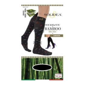 SOCKS FOR YOU BAMBOO MUSIC GAMBALETTO NERO L