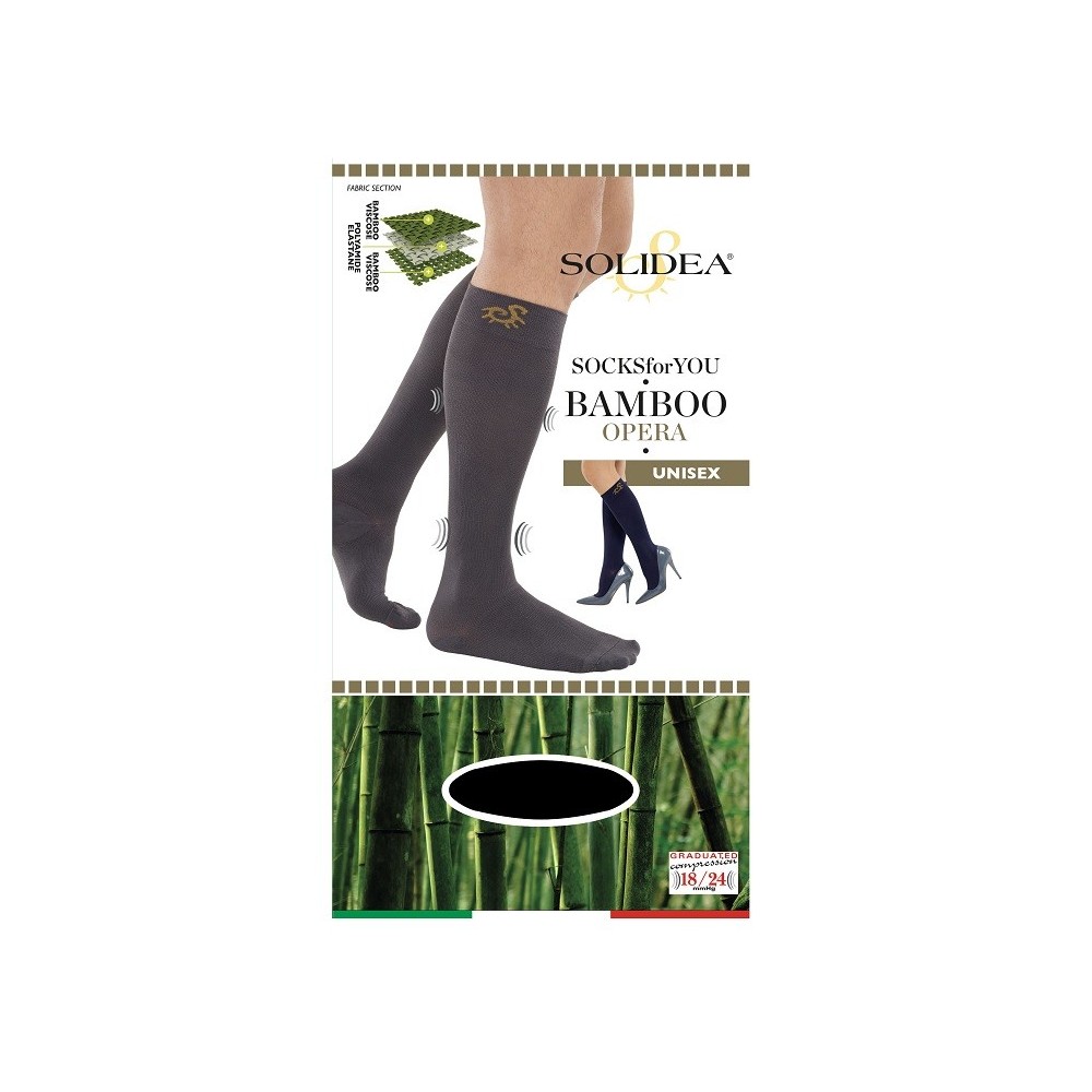 SOCKS FOR YOU BAMBOO OPERA GAMBALETTO NERO L