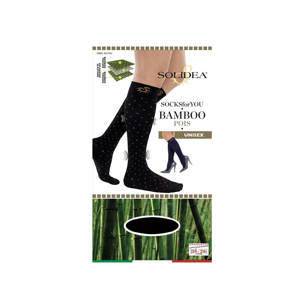 SOCKS FOR YOU BAMBOO POIS GAMBALETTO NERO L