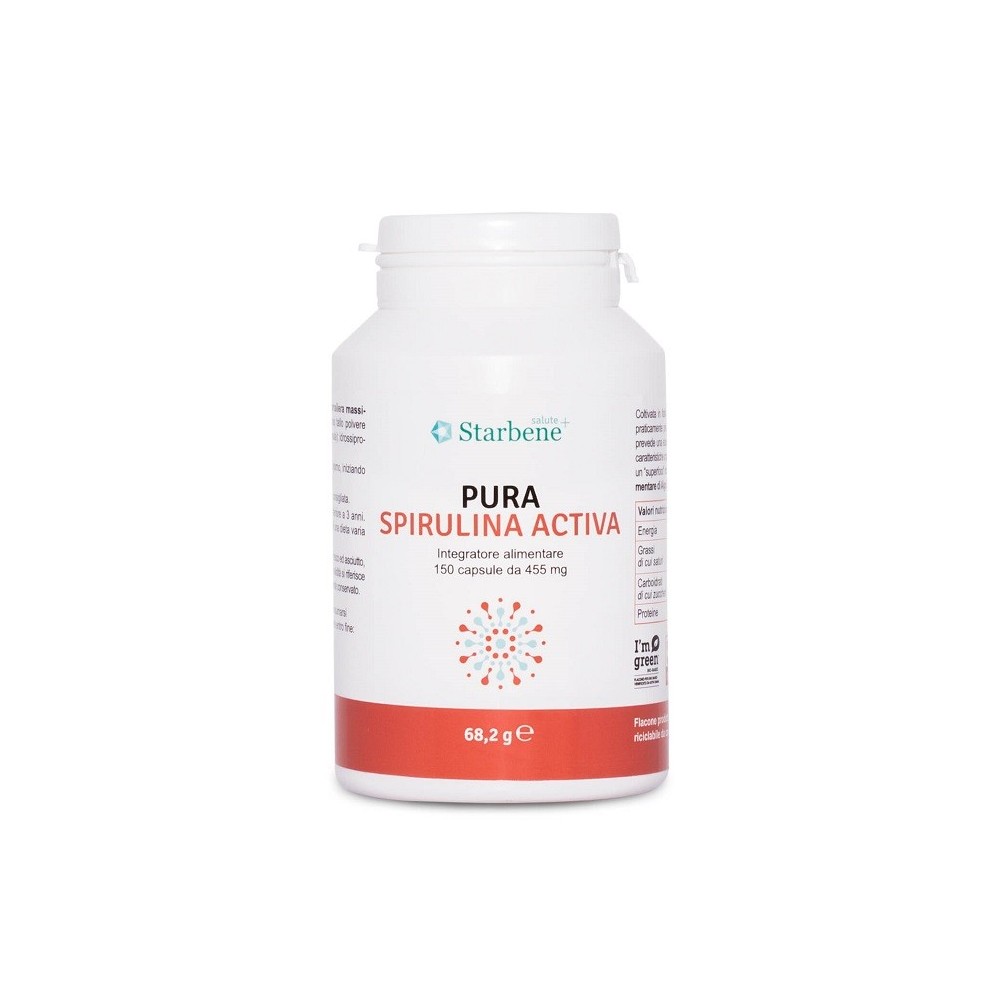 PURA SPIRULINA ACTIVA 150 CAPSULE