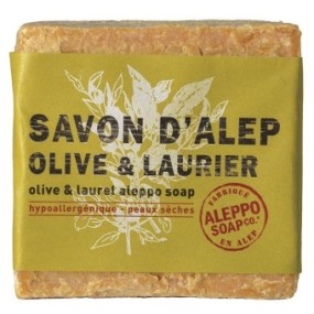 SAPONE DI ALEPPO OLIVA E ALLORO SAVON ALEP OLIVE & LAURIER ALEPPO SOAP 200G