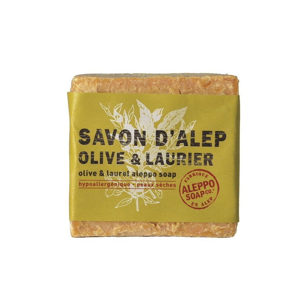 SAPONE DI ALEPPO OLIVA E ALLORO SAVON ALEP OLIVE & LAURIER ALEPPO SOAP 200G