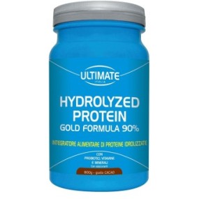 ULTIMATE HYDROLIZED PROTEIN GOLD FORMULA 90% GUSTO CACAO 800 G SENZA GLUTINE