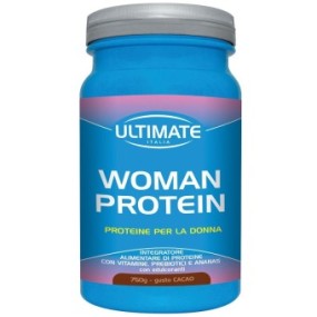 WOMAN PROTEIN CACAO integratore alimentare in polvere 750 g Ultimate Italia