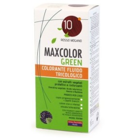 MAXCOLOR GREEN 10 ROSSO MOGANO 75 ML + BALSAMO 15 ML