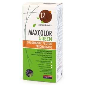 MAXCOLOR GREEN 12 BIONDO RAMATO 75 ML + BALSAMO 15 ML