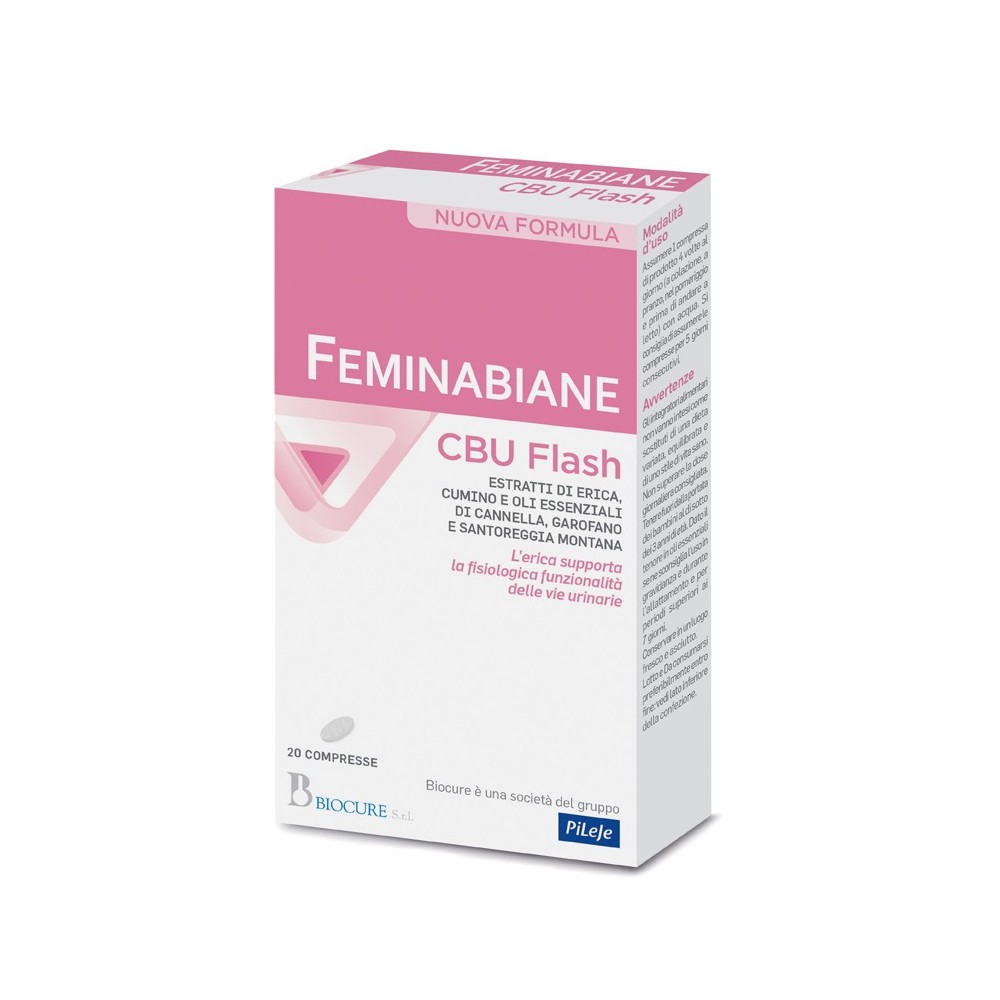 FEMINABIANE CBU FLASH 20 COMPRESSE NUOVA FORMULA