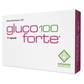 GLUCO 100 FORTE integratore alimentare 30 capsule Erbozeta