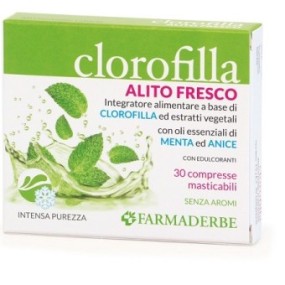 CLOROFILLA BREATH PURIFING 30 COMPRESSE MASTICABILI