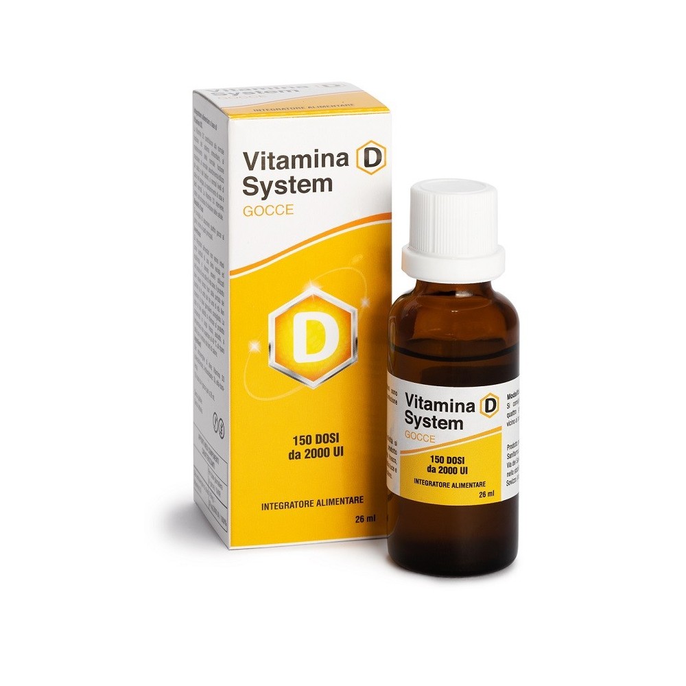 VITAMINA D SYSTEM GOCCE 150 DOSI DA 2000 UI 26 ML