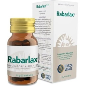 Ecosol Forza Vitale Rabarlax Benessere intestinale 25 gr Integratore alimentare