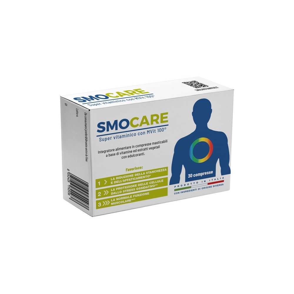 SMOCARE SUPER VITAMINICO CON MVIT 100 30 COMPRESSE