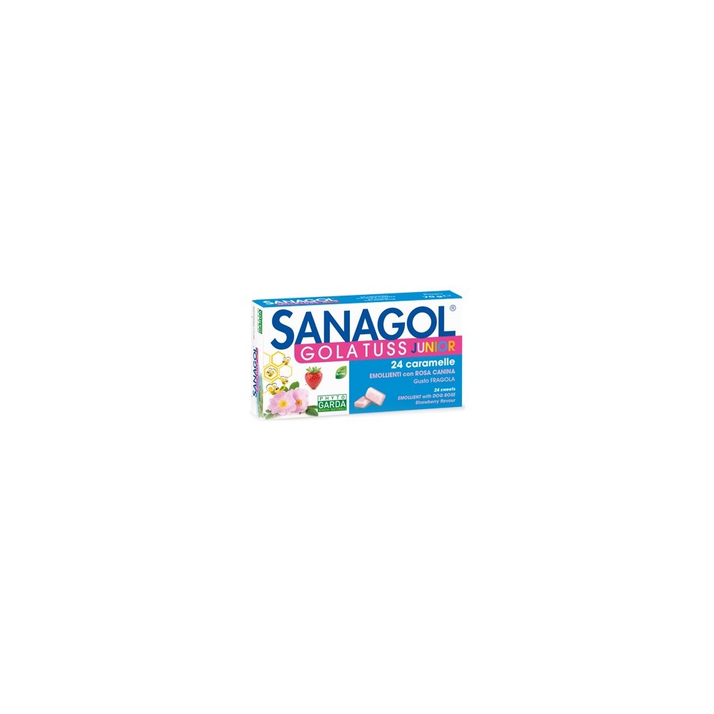 SANAGOL GOLA TUSS JUNIOR FRAGOLA 24 CARAMELLE