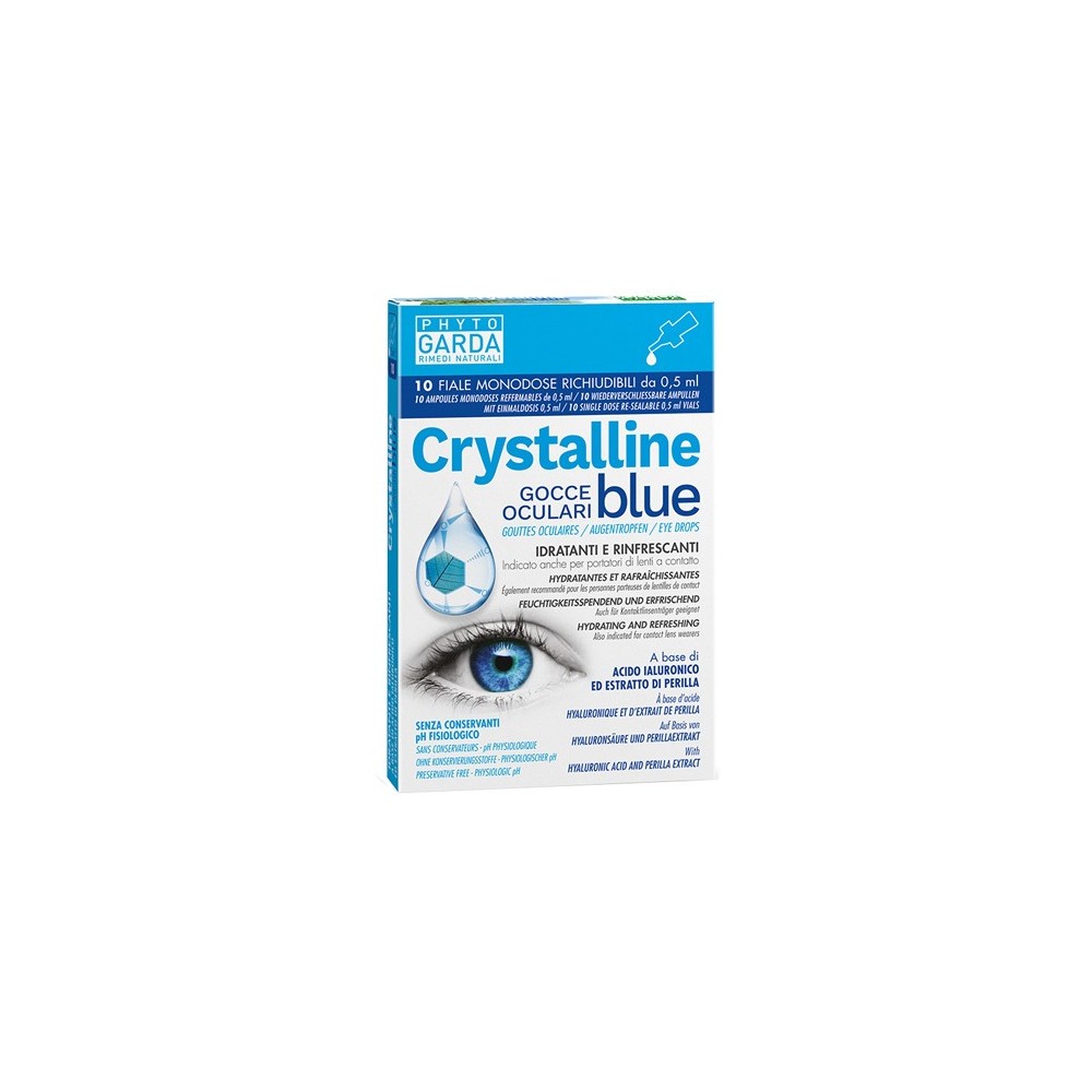 CRYSTALLINE BLUE GOCCE OCULARI MONODOSE 10 FIALE 0,5 ML