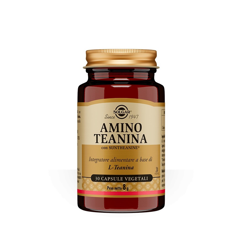 AMINO TEANINA integratore alimentare 30 capsule vegetali Solgar