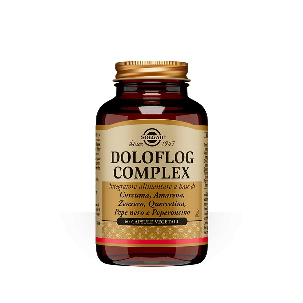 DOLOFLOG COMPLEX integratore alimentare 60 capsule vegetali Solgar